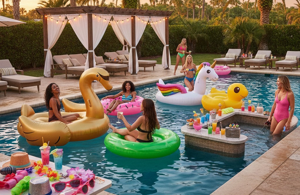 בחירת מתנפחים לבריכה